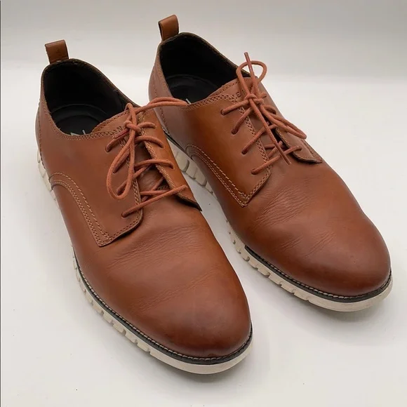 Cole Haan Men\'s Brown Leather Oxford Lace Shoes Size 13 Zero Grand Comfort Work Men main image 4